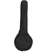 Banjo Gig Bag Portable Thickened Banjo Backpack 5 String Padded Storage Pouch, Water-Resistant Ox...