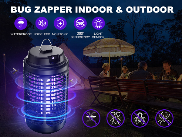 bug zapper outdoor electric bug light mosquito zapper outdoor