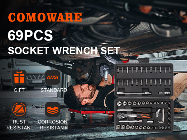 69PCS SOCKET WRENCH SET