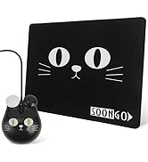 Cute Cat Mouse Pad and Mouse set for Kids Children Wired USB Optical Mice Fit for Computer,Deskto...