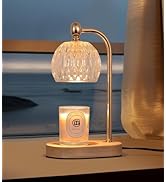 MEIXISUE Candle Warming Light,Fragrance Electric Melt Wax Warmer Candle Lamp Timer and Dimmer Hou...