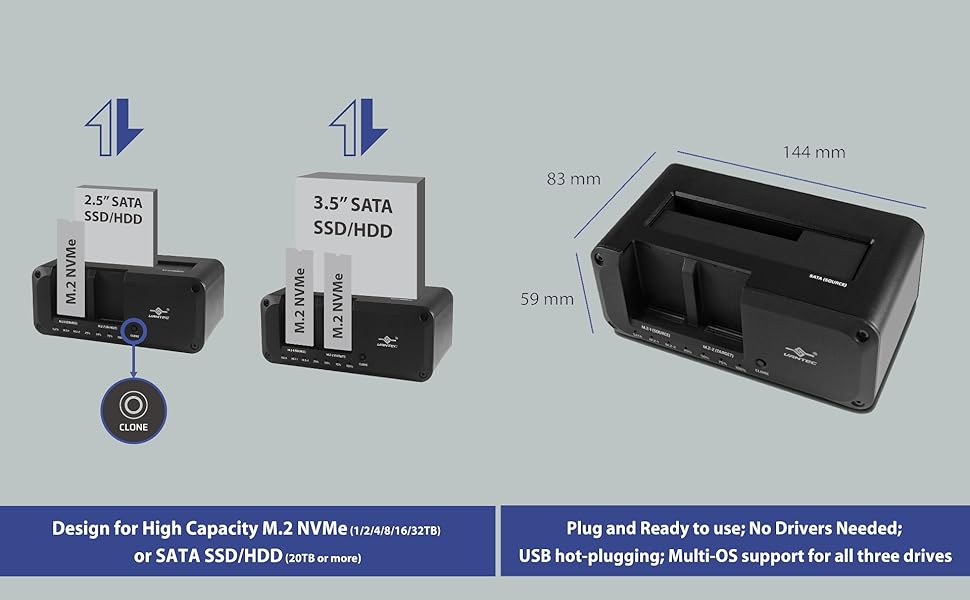 design for high capacity and diamension of the dock