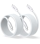 USBC to USBC 10 ft 2Pack, 100W USB C to USB C Cable, 5A USB C to C Fast Charging Cable, Type C to...