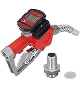 1in BSP Automatic Fueling Nozzle Auto Shut Off Nozzle Aluminum Alloy Digital Meter for Filling
