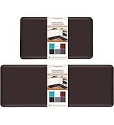 HappyTrends Kitchen Mat [2PCS] Cushioned Comfort Anti-Fatigue Floor Mat, Waterproof Non-Slip Kitc...