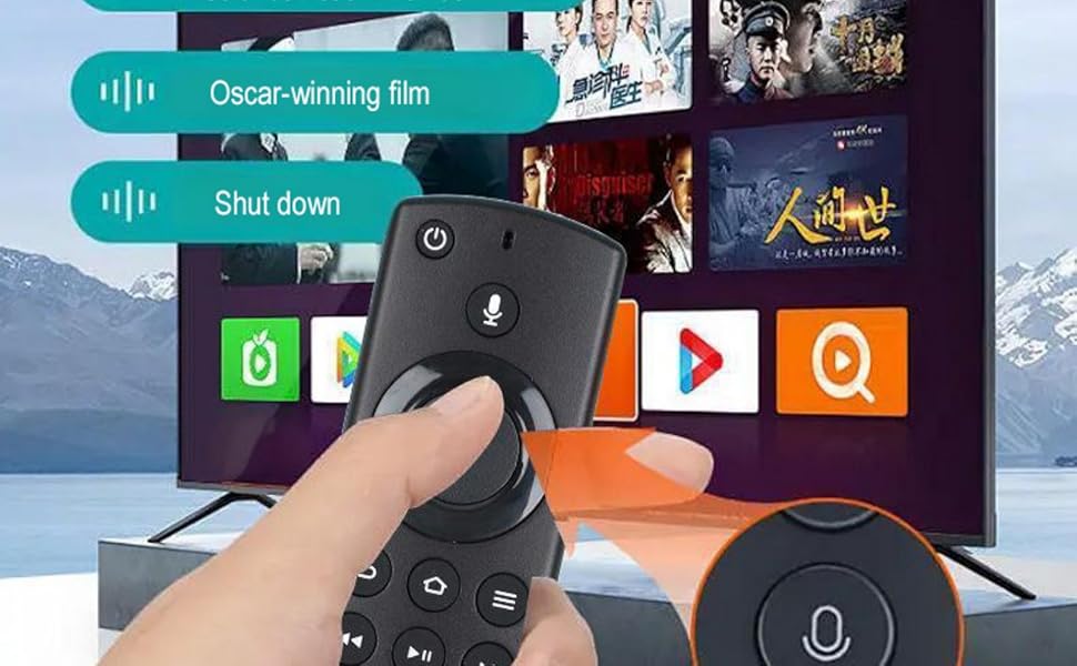 Bluetooth voice TV remote control