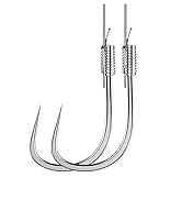 Barbless Fishing Hooks with Line