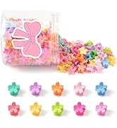150 pcs Mini Hair Clips Colorful Hair Accessories Mini Claw Clips Flower