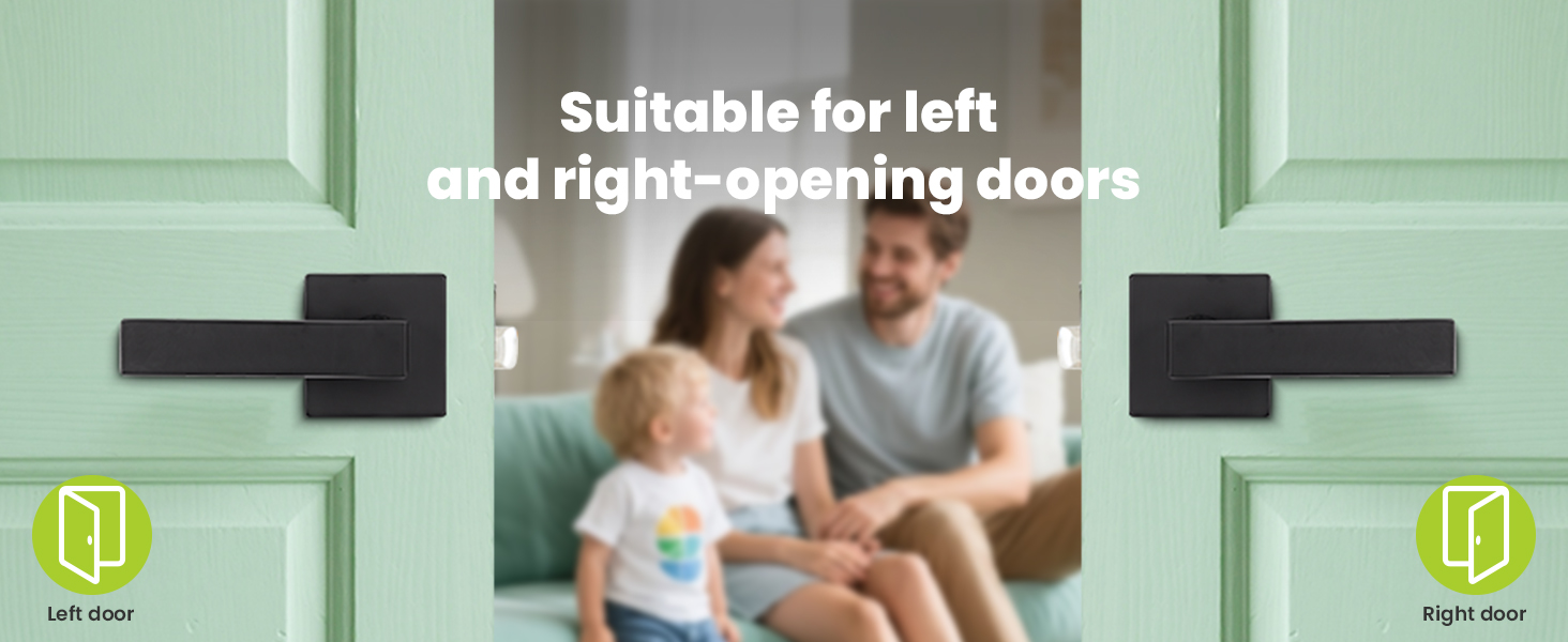 suitable for left and right-opening doors