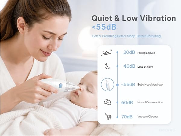 GEONIC electric nasal aspirator to clear a baby&amp;#39;s nose safely and comfortably.
