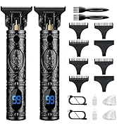 Saoilli Beard Trimmer, Hair Clippers Shavers for Men T-Blade Trimmer Cordless Electric Razor Shav...