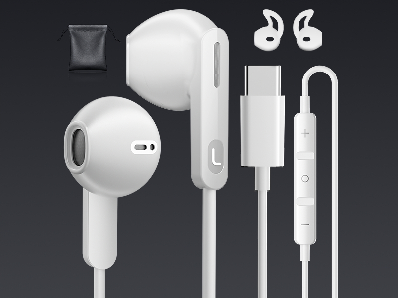 Type C Wired Headphones