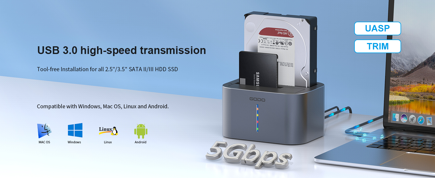 offline clone hard drive dock