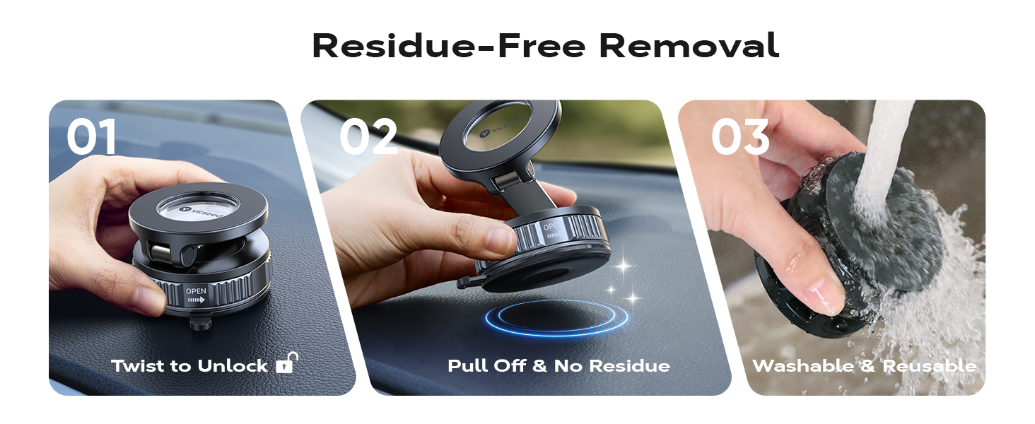 VICSEED for mag safe car phone mount iphone 16 pro max holder for car mount phone