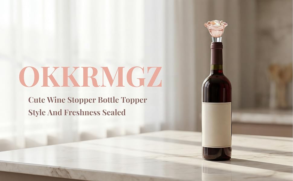 Cute Wine Stopper Bottle Topper