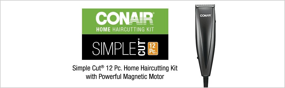 Conair hair cutter; Conair hair trimmer; home hair cutting kit; cordless hair trimmer