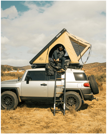 sanhima hotham lite rooftop tent khaki