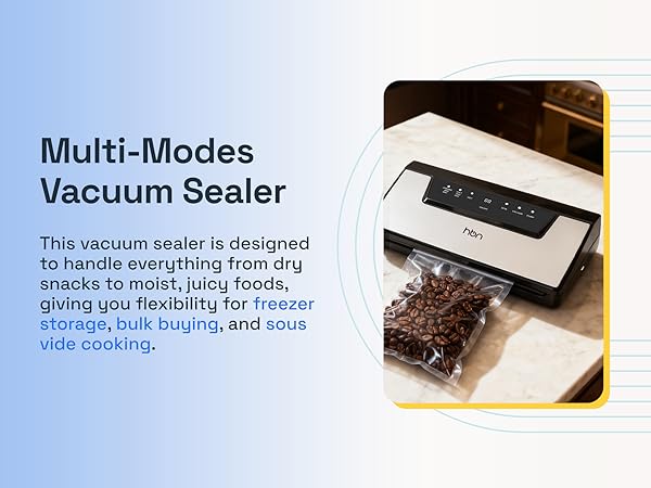 multi-modes vacuum sealer