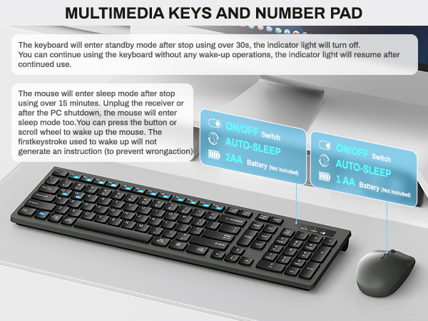 wireless keyboard and mouse 8