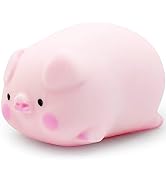 Squishy Pig Stress Balls for Kids Splash Piggy Squishy Ball Fidget Toys (1PCS) Animal Stress Toys...
