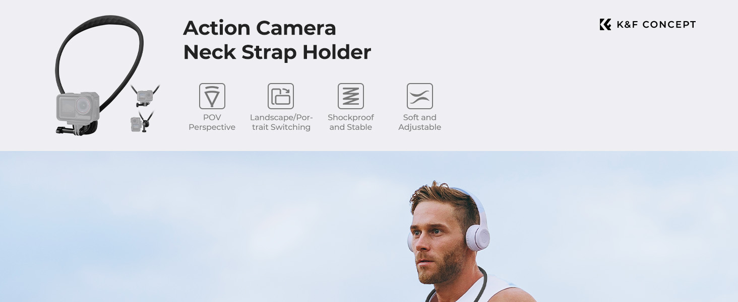 action camera neck mount