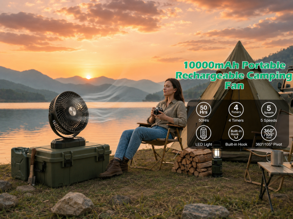rechargeable rv fan