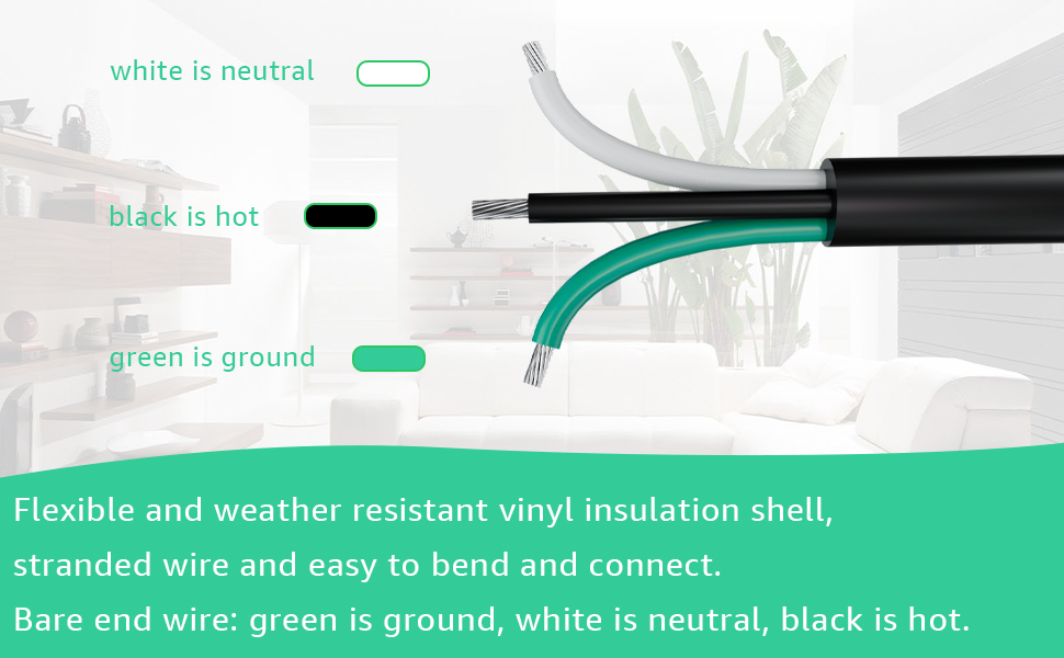 12 Gauge 3 Prong Heavy Duty