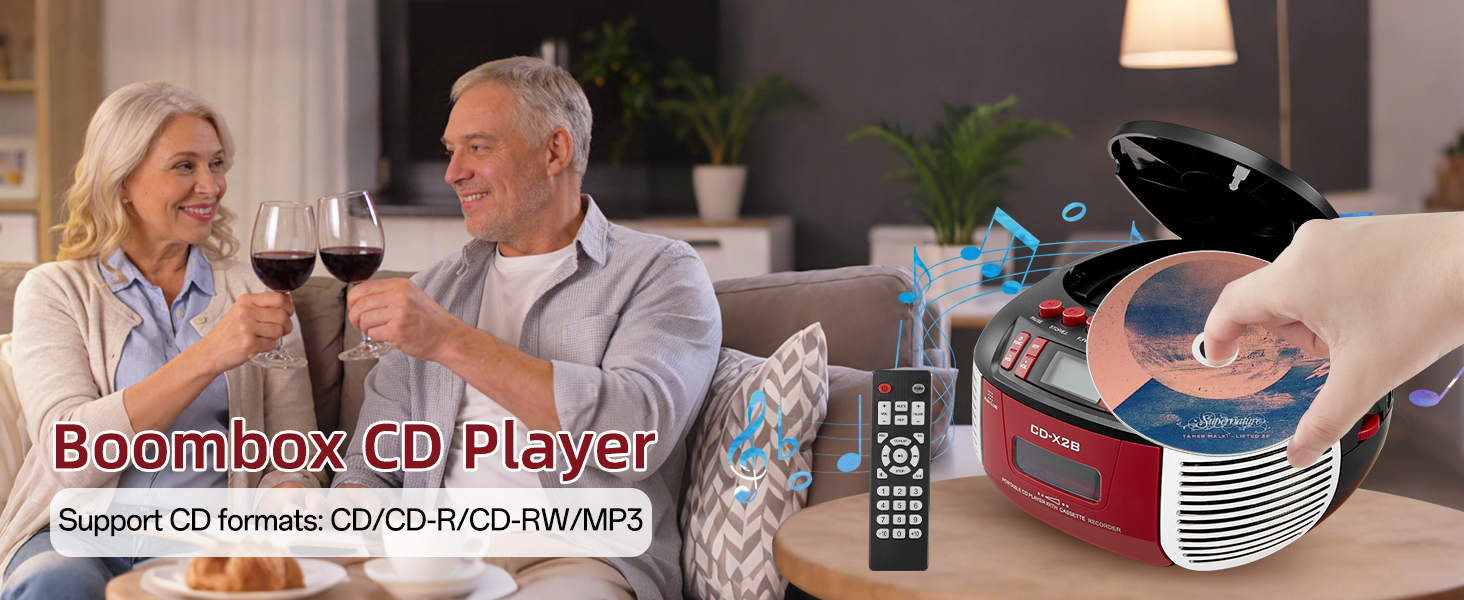 CD and Cassette Player