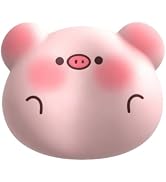 LJYZMD Cute Pig Wrist Rest Support for Mouse &amp; Keyboard Set.17.3".Pink | Circle Curved Ergonomic ...