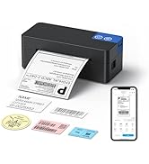 ETIKEZ Bluetooth Thermal Shipping Label Printer, 4x6 Portable Thermal Printer, Compatible with iP...