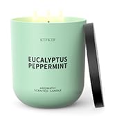 KTFKTF Eucalyptus Peppermint Scented Candle for Home