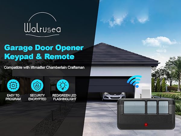 Universal Garage Door Opener Keypad Remote 