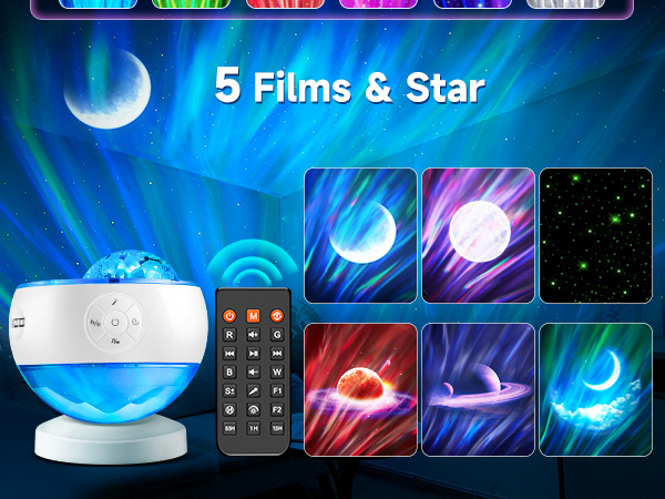 Aurora Light Projector Sound machine