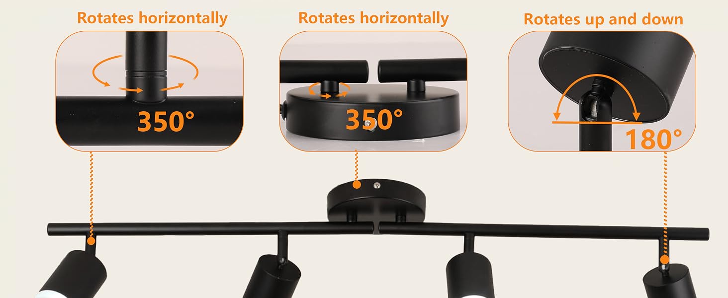 portable track light