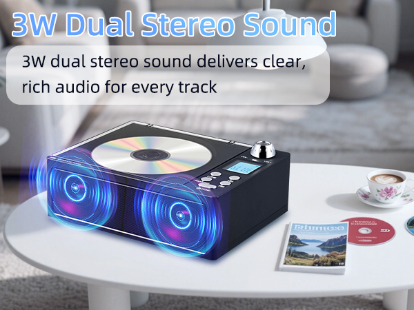 Portable CD Player Boombox