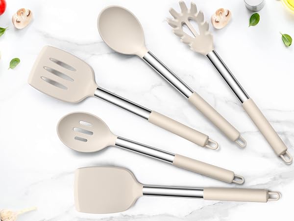 silicone cooking utensil for frying, mixing, cooking
