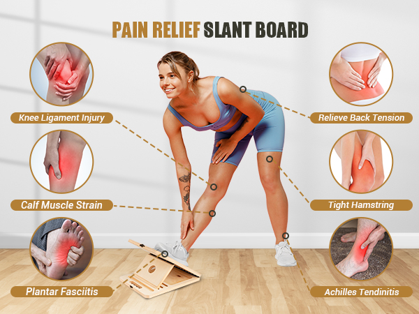 slant board for calf stretching
