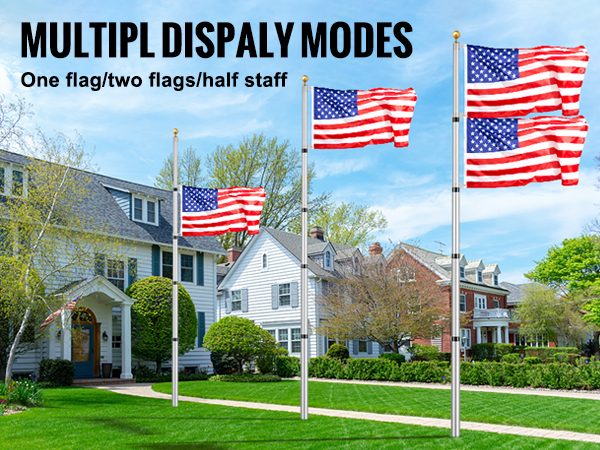 telescoping flagpole kit
