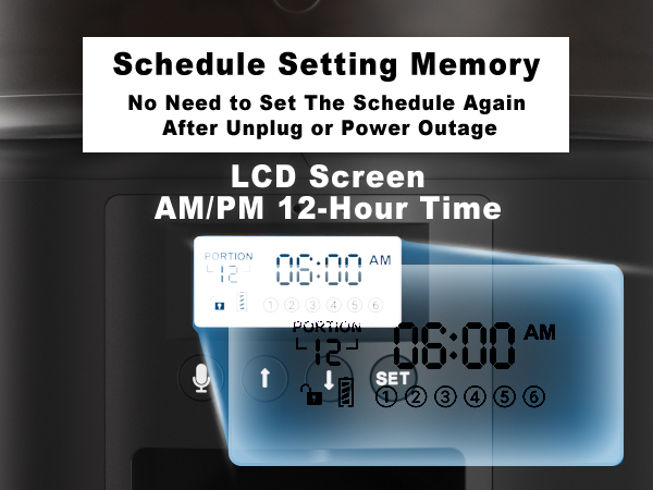 miaosical single automatic cat feeder black