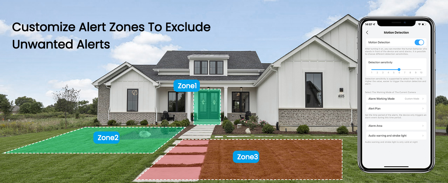 ANRAN 2K Cameras for Home Security Outside