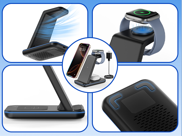3 in 1 Wireless Charging Station for iPhone