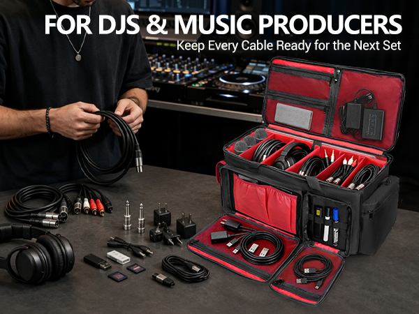 DJ equipment bag