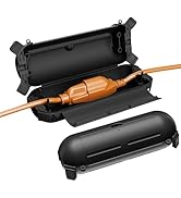 [2 Pack] Outdoor Extension Cord Safety Cover with Waterproof Seal, Weatherproof Electrical Connec...