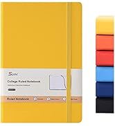 SUIN Hardcover-Journal-Notebooks, A5 Lined Journals Notebook for Writing 200 Pages, 8.2 x 5.5 inc...