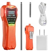 Rechargeable Gas Detector,Natural Gas Detector with Back Clip and 2 Probes,Propane Methane Butane...