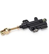 Universal Rear Brake Master Cylinder, Rear Foot Brake Hydraulic Master Cylinder Pump for Motorbik...
