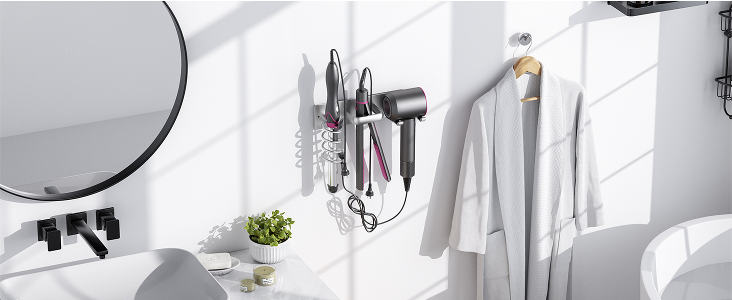 Bathroom Hair Tool Organizer