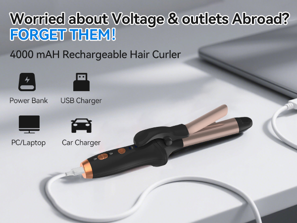 Cordless Curling Iron