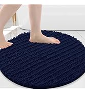 Arotive Round Bathroom Rugs 24x24, Extra Soft Thick Absorbent Shaggy Chenille Bath Rugs, Non-Slip...