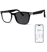 TOONEWABLE AI Smart Glasses with Audio-Tint Photochromic Lenses, Real-Time Translation, Bluetooth...